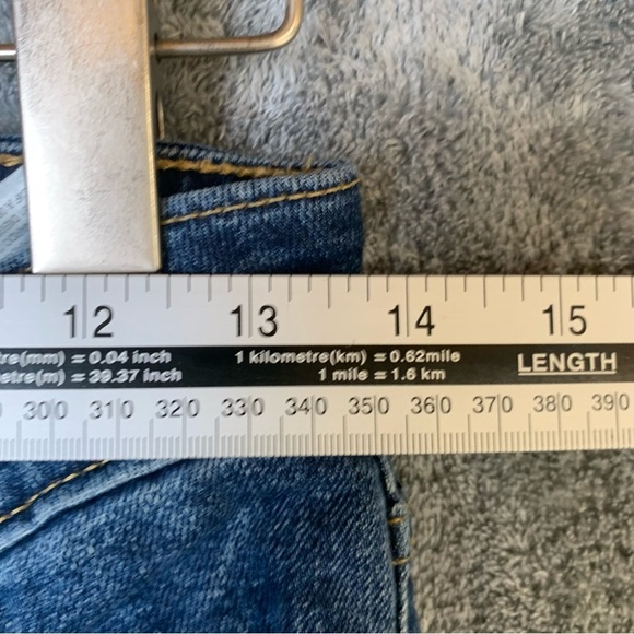 Levi’s 712 Slim Size 26 Dark Wash Jeans Mid Rise 31 1/2” Inseam Tall Boot Jeans - Picture 6 of 11